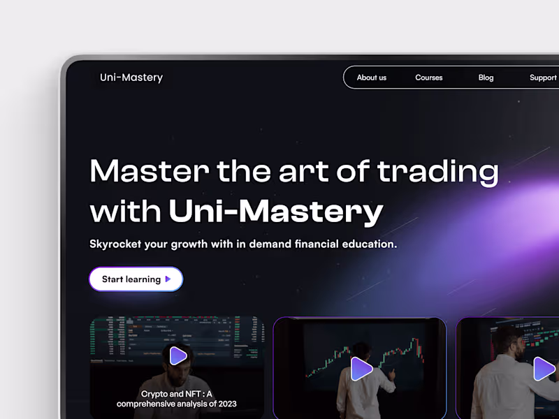 Cover image for Landing page design & development [Framer/Webflow]