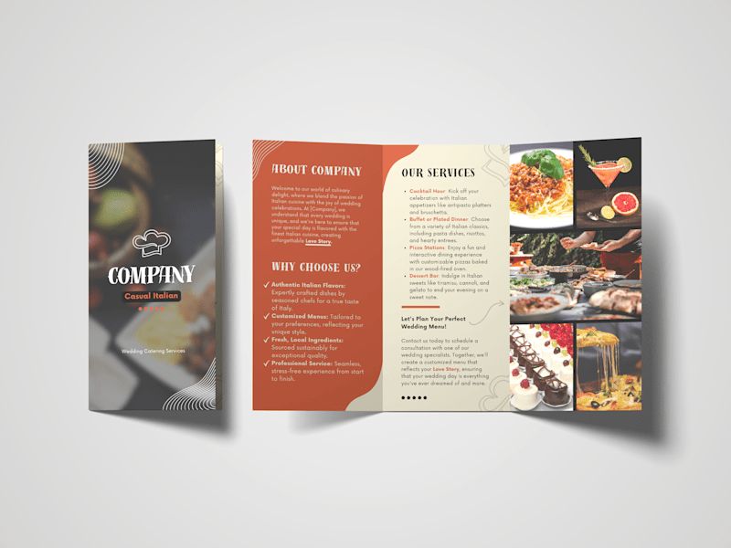 Cover image for Catering Business | Brochure Design Case Study | 2024