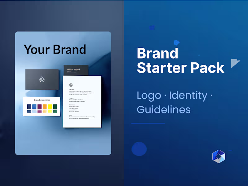Cover image for Brand Starter Pack — Logo, Identity & Guidelines