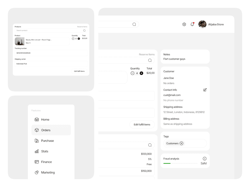 Cover image for Order Management Dashboard