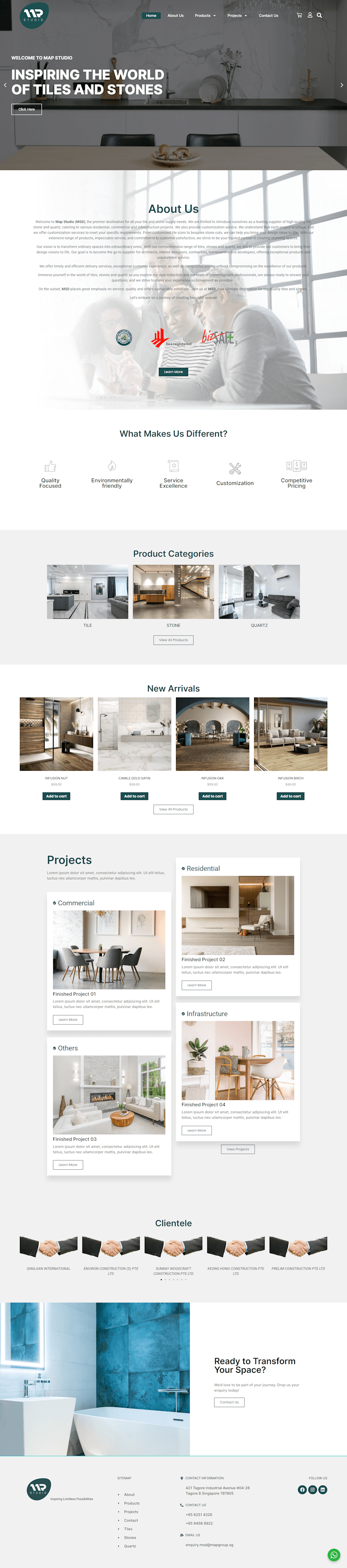 Cover image for Interior Designer eCommerce Website
