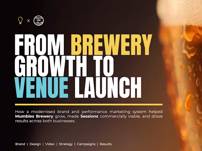 Cover image for Mumbles Brewery / Sessions - LiteBulb Case Study