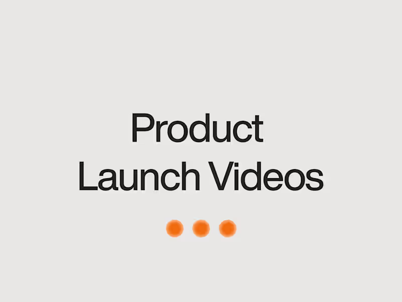 Cover image for Product Launch Videos