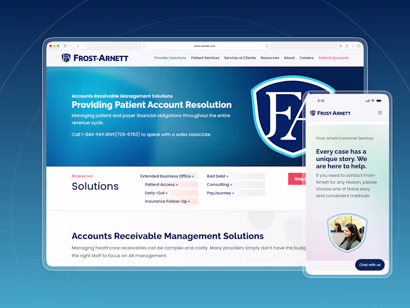 Cover image for Frost-Arnett, providing revenue cycle management