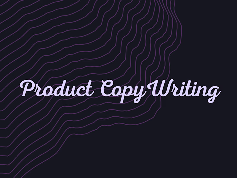 Cover image for Product Copywriting