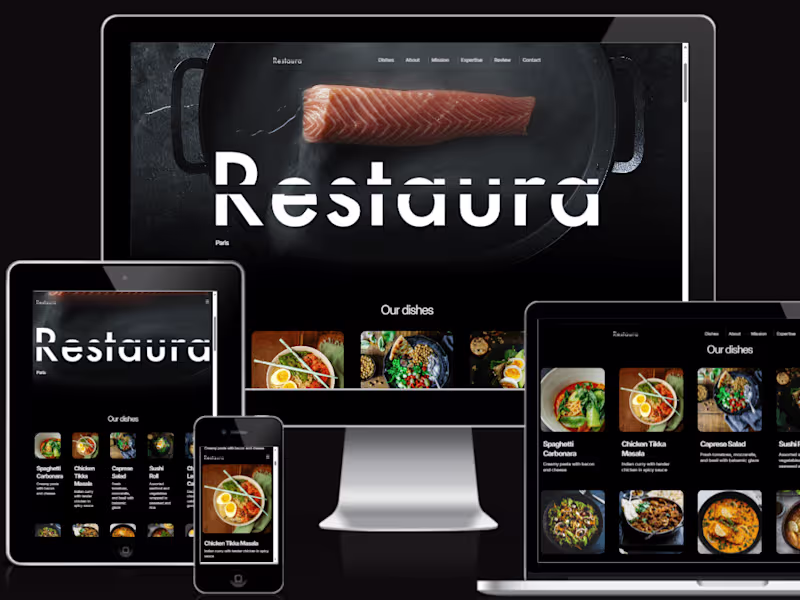 Cover image for Dynamic landing page with React, TailwindCSS & Smooth animation