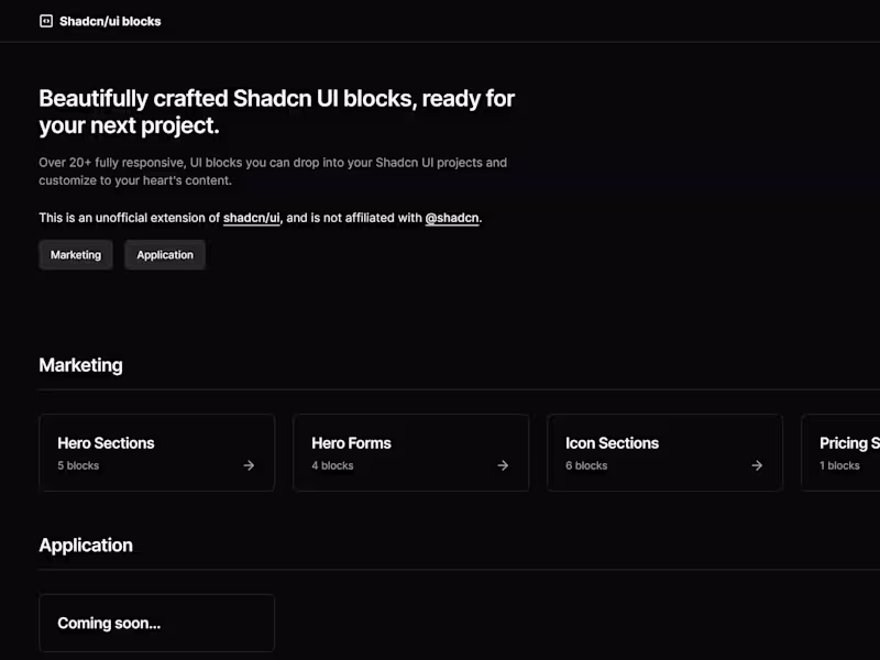 Cover image for Shadcn UI Blocks