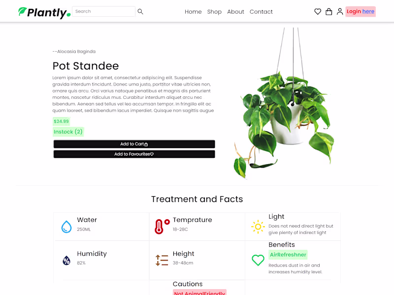 Cover image for Plants-E-commerce-Store