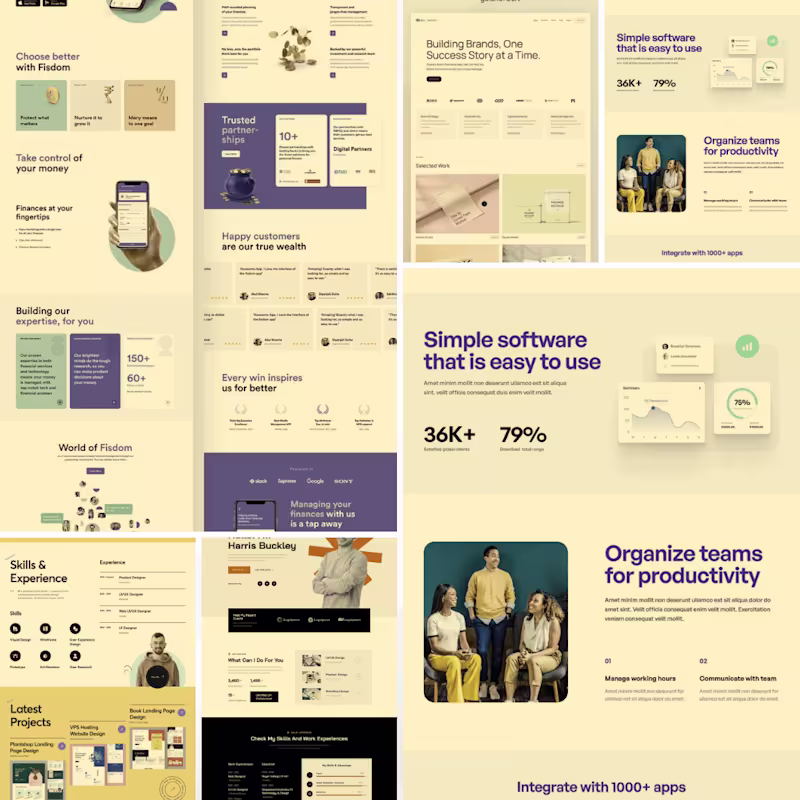 Cover image for One-Page Website designer