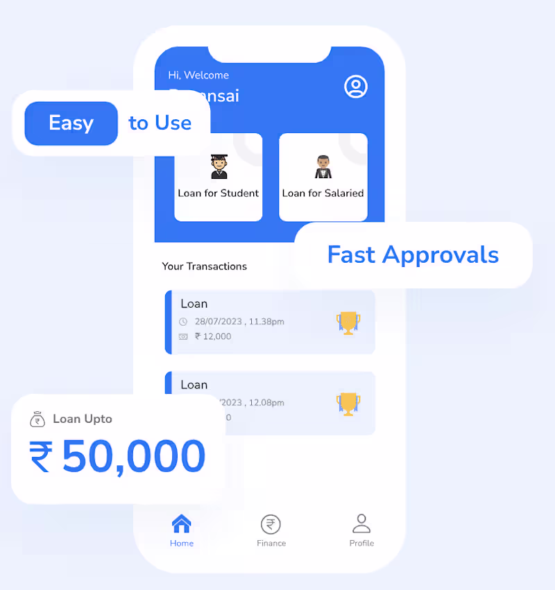 Cover image for Instant Personal Loan App for Students & Salaried