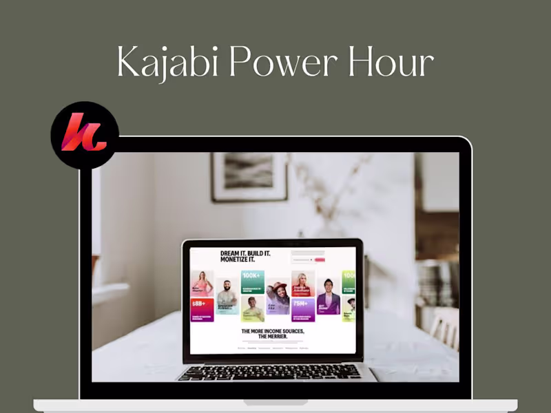 Cover image for Kajabi Tech Power Hour