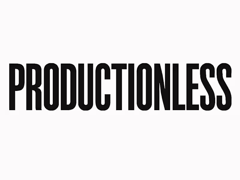 Cover image for Productionless: Anti-Slop AI Ads