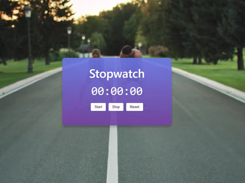 Cover image for Stop Watch