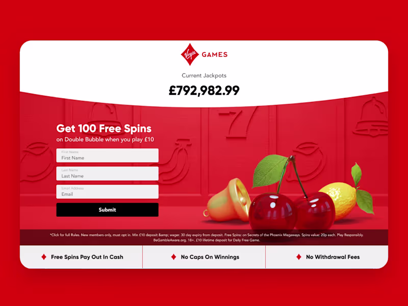 Cover image for Landing Page Redesign for Major Brand with 11% P2P Uplift