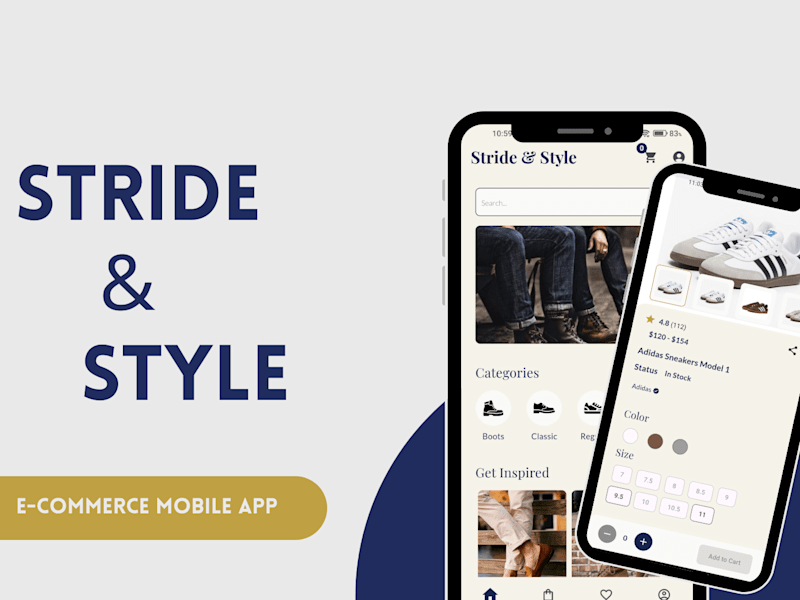 Cover image for Stride & Style: Flutter E-Commerce App for Men's Footwear
