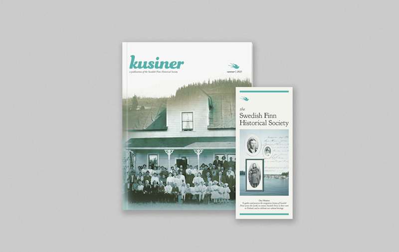 Cover image for Magazine + Brochure for Historical Society
