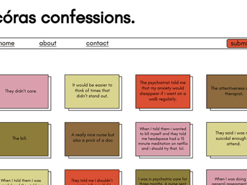 Cover image for córas confessions