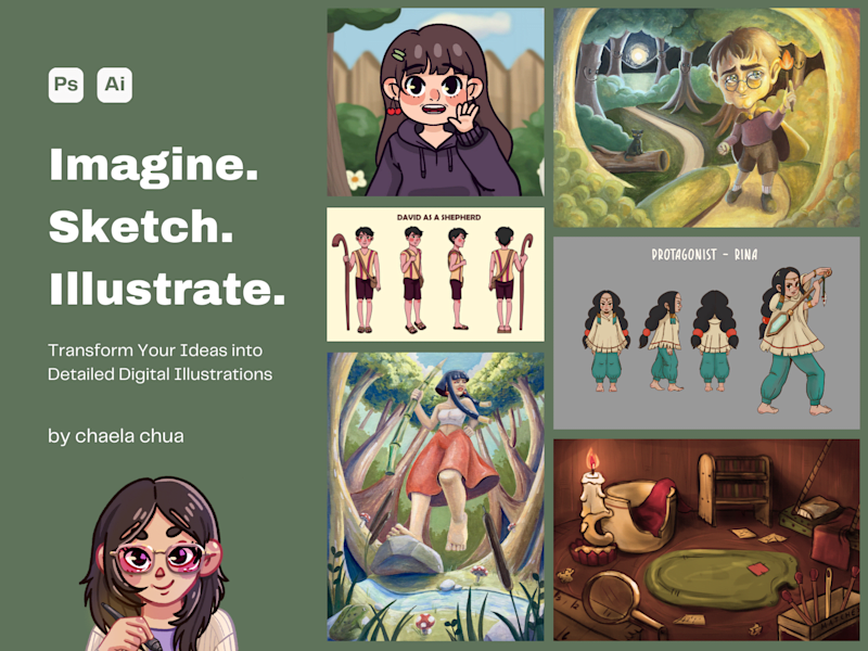 Cover image for Breathe Life into Your Story: Personalized Character Art