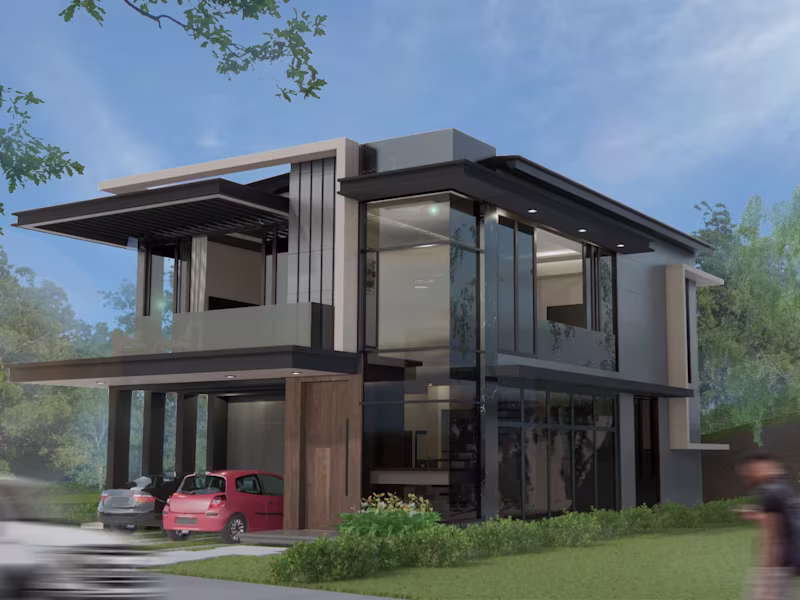 Cover image for Architectural Plans, Model, and Perspectives