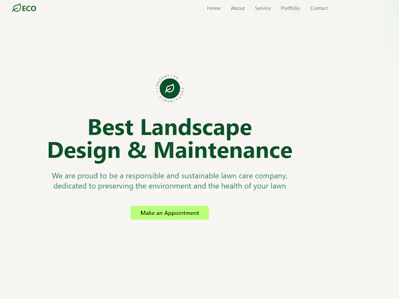 Cover image for Eco Landscaping | Sustainable Lawn Care & Landscape Design