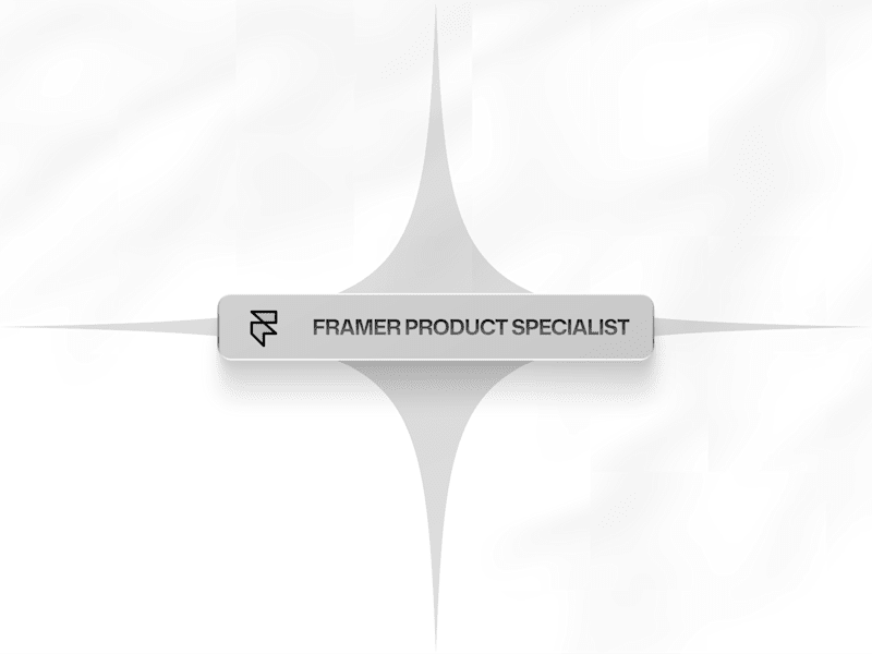 Cover image for Framer Product Specialist Role