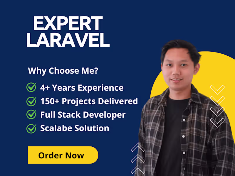 Cover image for You will get Laravel Expert | Laravel Developer | Bug Fixing