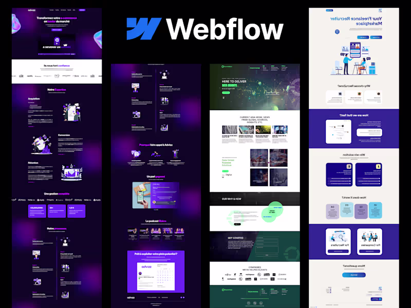 Cover image for Pixel Perfect: Webflow Website Creations