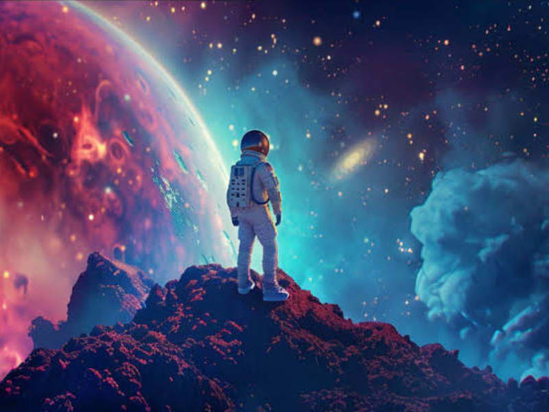 Cover image for The depths of space