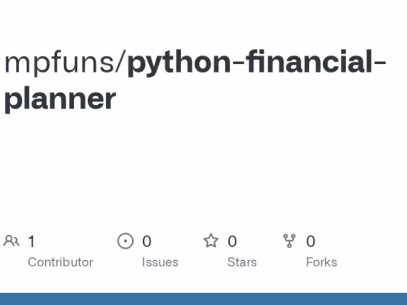 Cover image for Financial planner