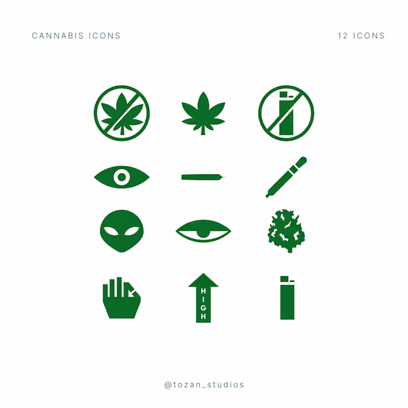 Cover image for Cannabis Icons