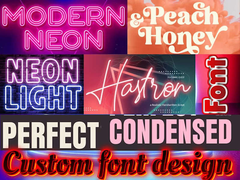 Cover image for Custom font design and typography for your business
