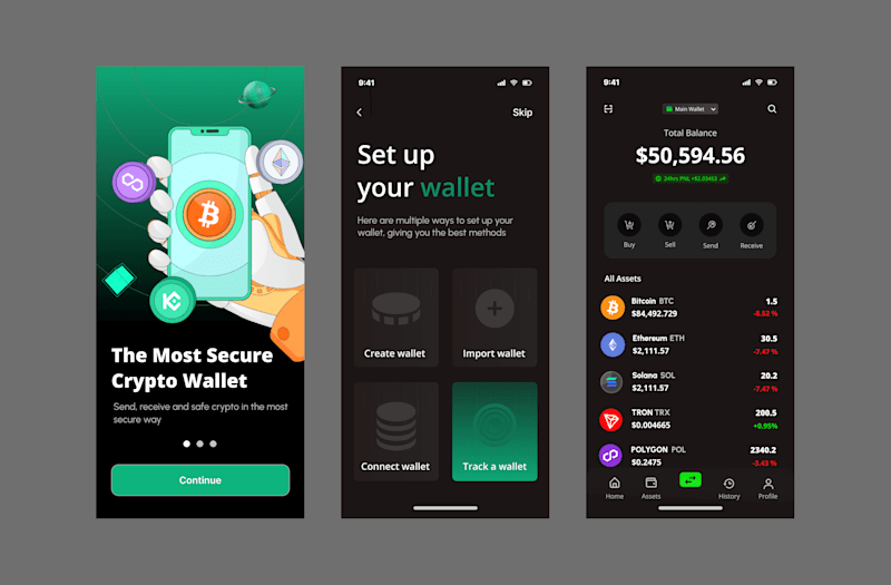Cover image for Crypto Wallet Mobile App Design