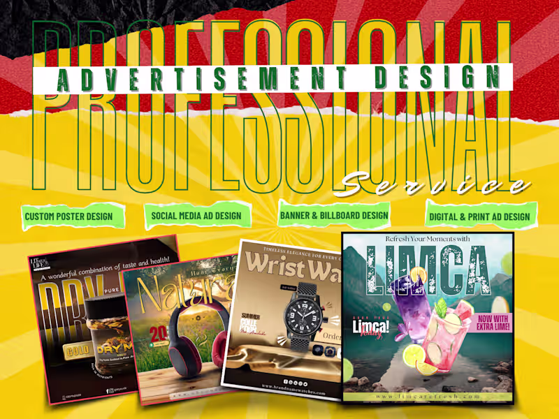 Cover image for Graphic Design | Advertisement Design | Logo Design