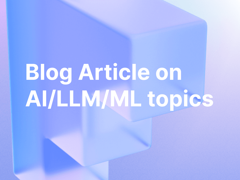 Cover image for Technical Writing for AI & LLM