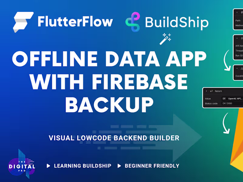 Cover image for Offline Data App with Firebase Backup!