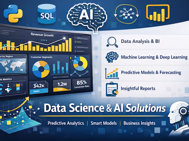 Cover image for Data Scientist & Data Analyst