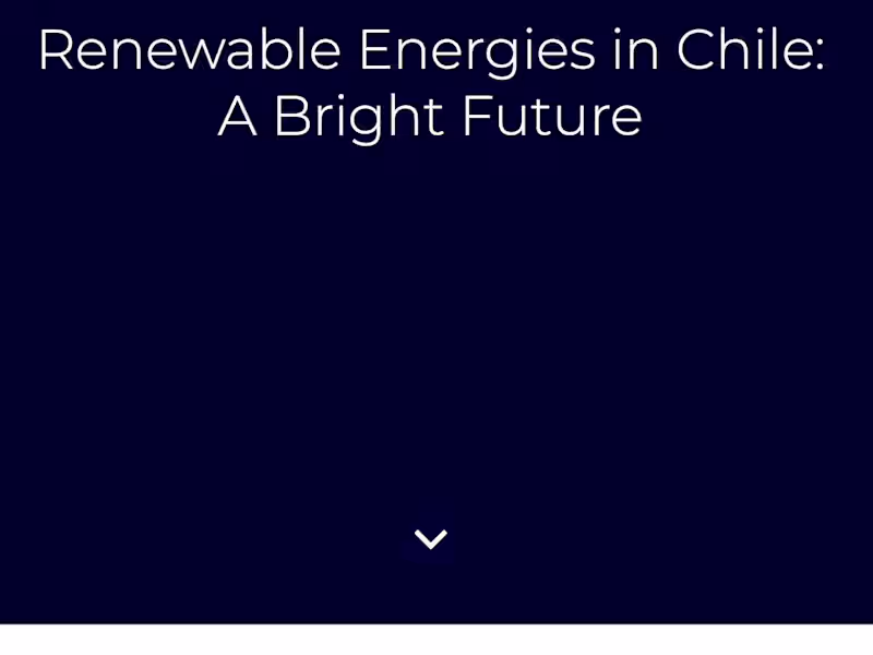 Cover image for Energías Renovables en Chile: Un Futuro Brillante