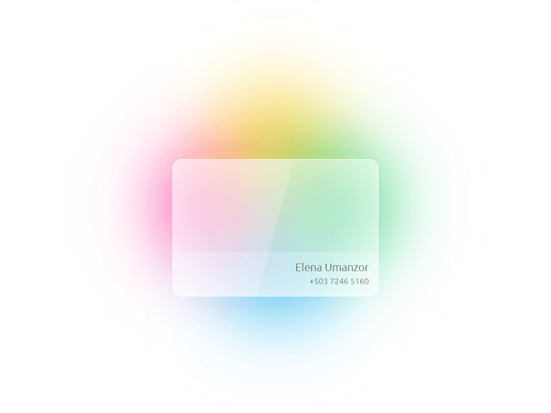 Cover image for Card | Glass Effects
