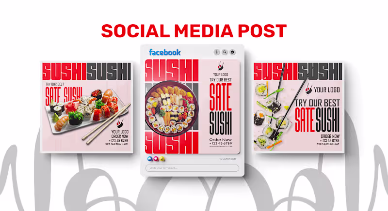 Cover image for Resturant Social Media Post :: Behance