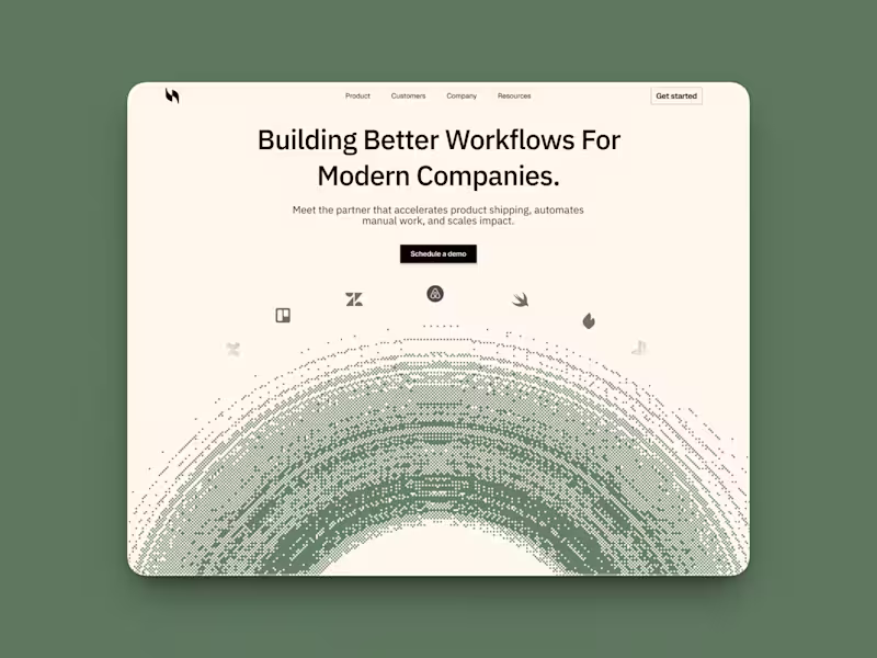 Cover image for A Fintech-Style Landing Page for Enterprise Services