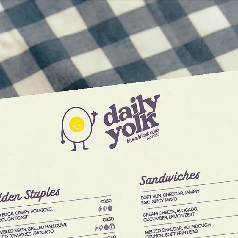 Cover image for Brand Identity for Daily Yolk