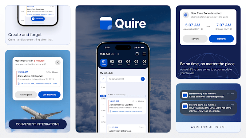 Cover image for Quire App - A smart calendar app for sales professionals