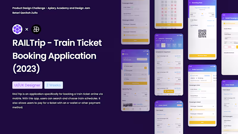 Cover image for RAILTrip - Train Ticket Booking Application 