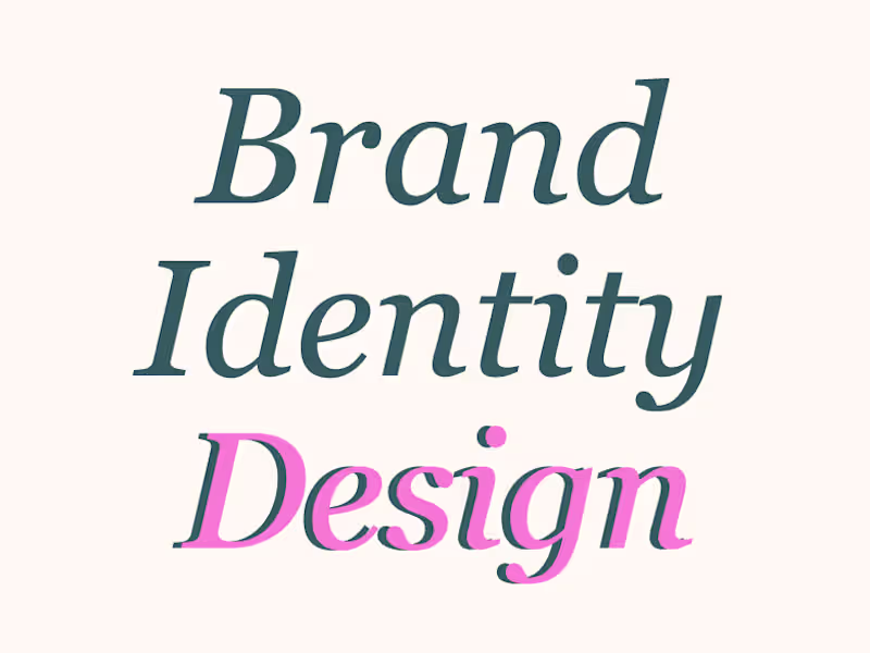 Cover image for Designing amazing visual identities, check it out for yourself!