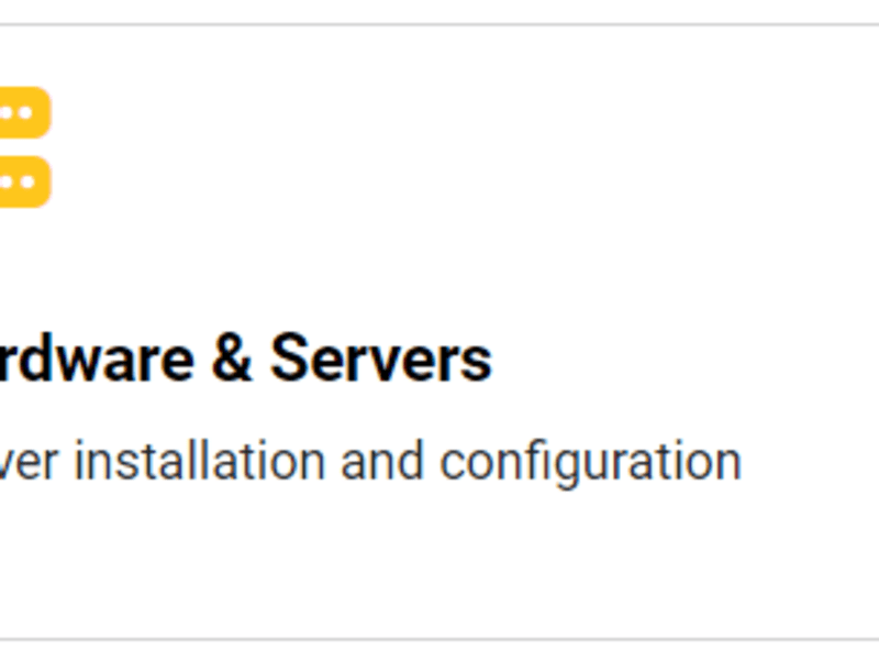 Cover image for Server Installations