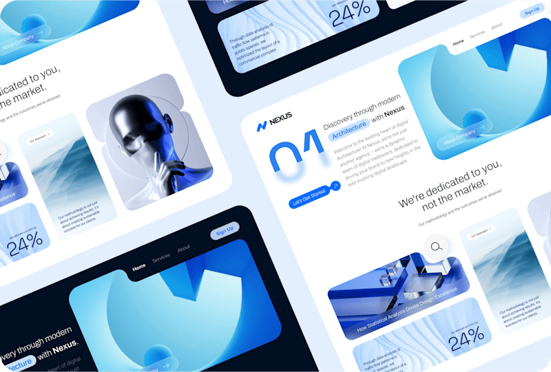 Cover image for Architectural Agency Landing Page