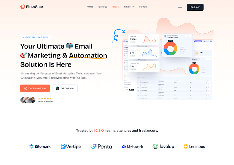 Cover image for FlowSaaS Email Marketing Automation