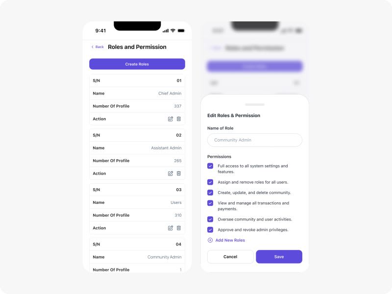 Cover image for Roles & Permissions Admin Dashboard Design