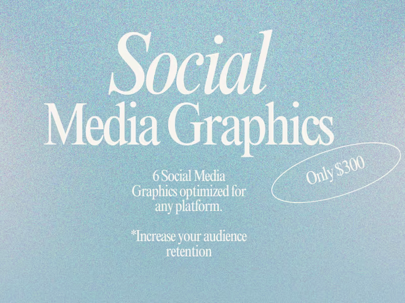 Cover image for Social Media Design: 6 Social Media Graphics