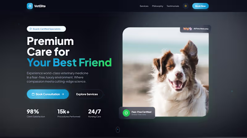 Cover image for Where pets feel safe, calm, and truly cared for 🩺🐕 This is...